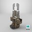 Parallel robotic gripper 3D model