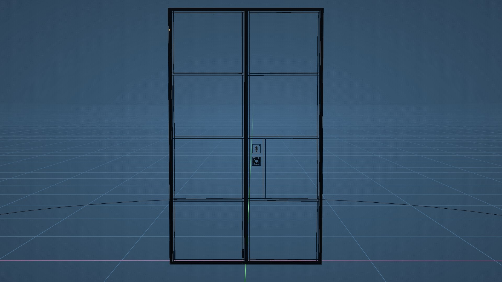 Metal Door 3D Model - TurboSquid 1970845