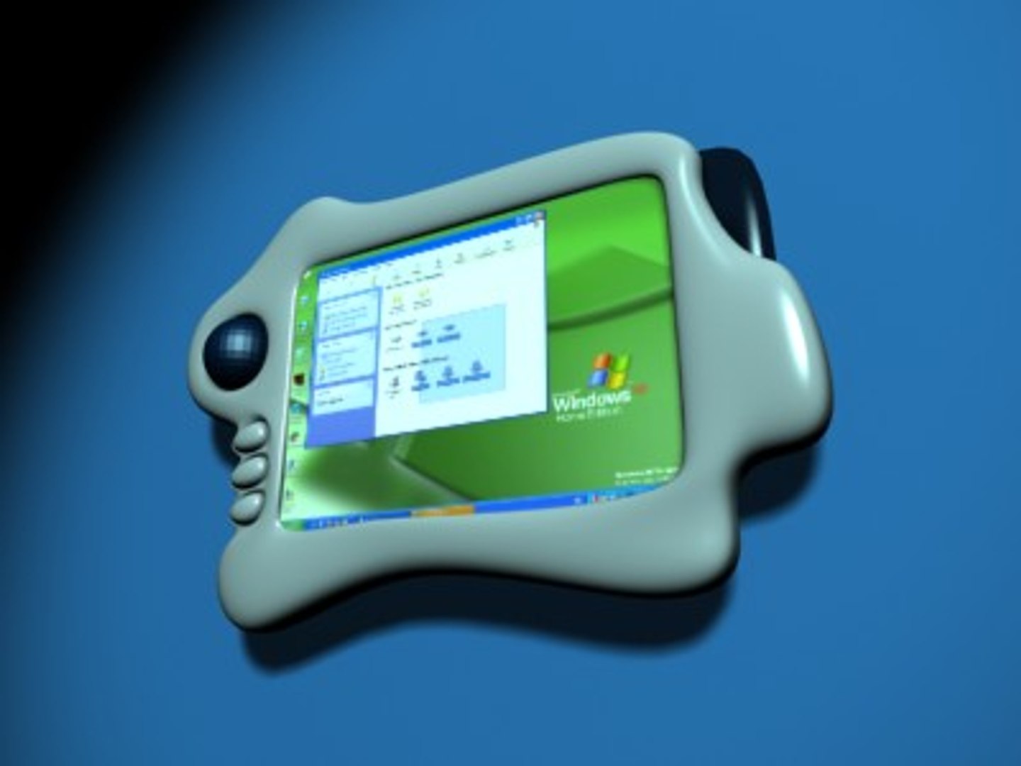 Handheld Tablet Pc 3d Obj