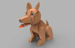 Dog cardboard
