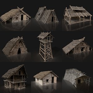 NEXT GEN VIKING MEDIEVAL VILLAGE SETTLEMENT BUILDER COLLECTION