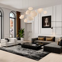 Modern Livingroom Scene