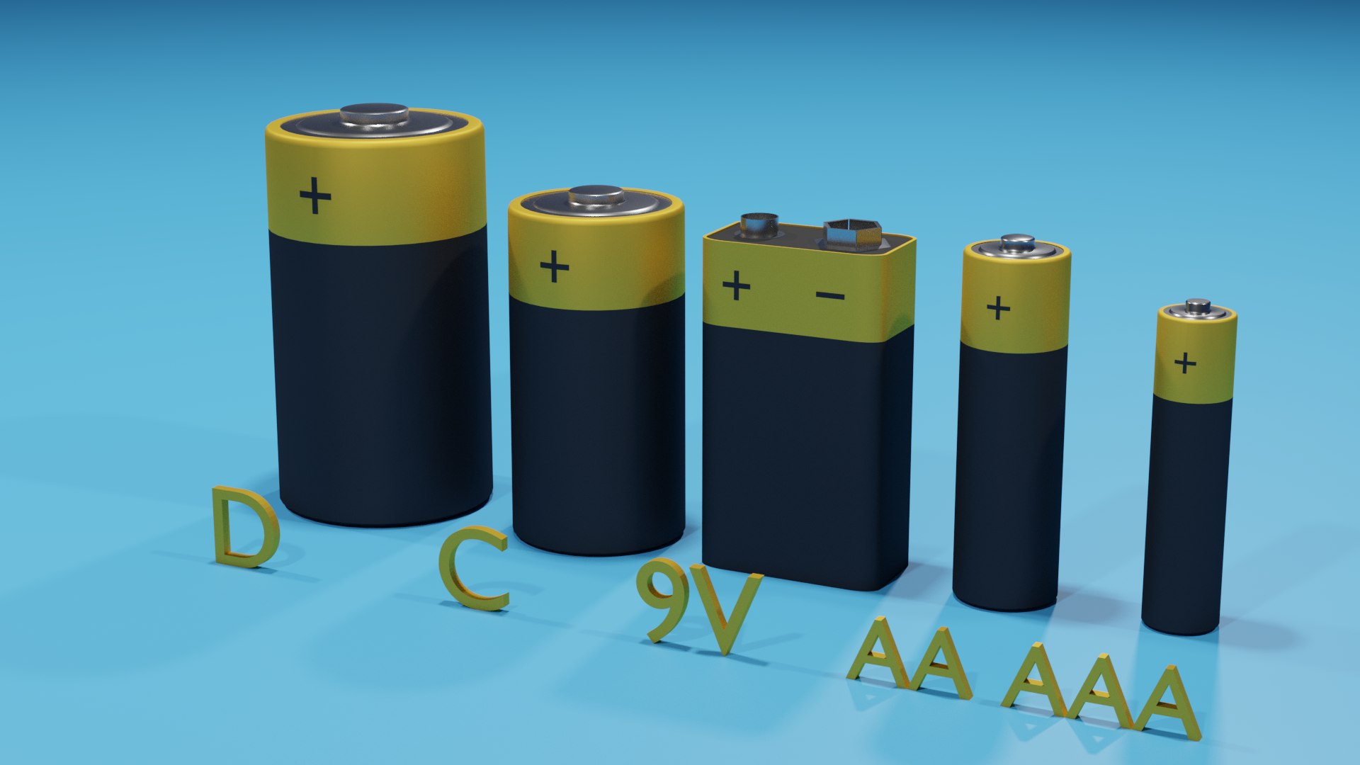 3D Model Battery Collection - TurboSquid 1750507