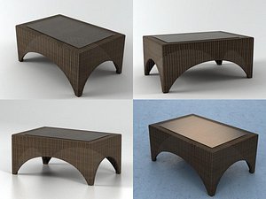 savannah small table 3D