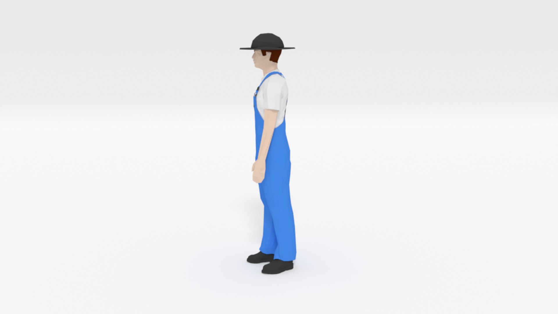 Free Worker Man 3D Model - TurboSquid 1444608