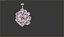Modelo 3D de um lustre de cristal de luxo