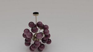 Luxury Crystal Chandelier 3D Model 3D model