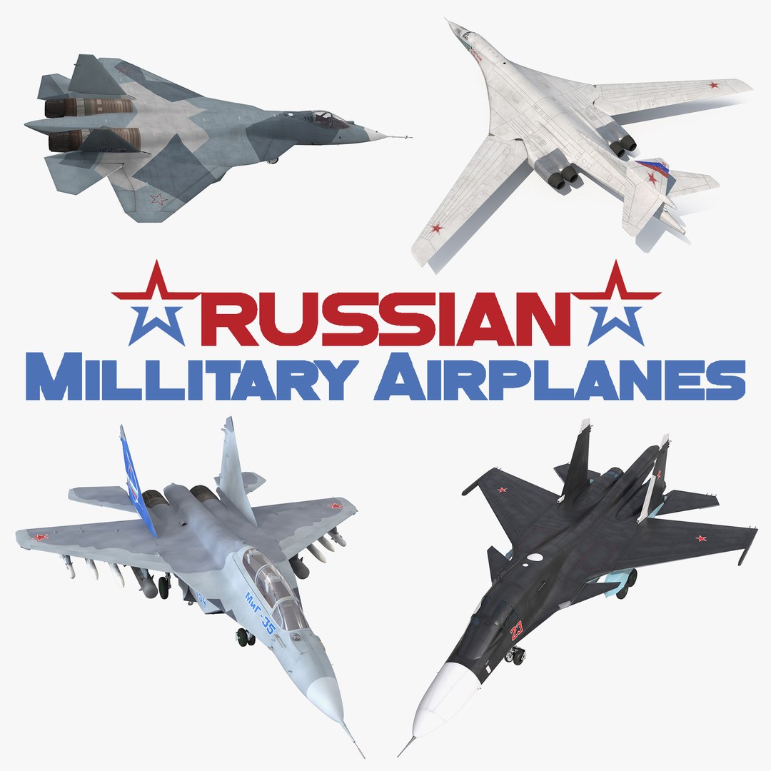 Russian Millitary Airplanes Collection 3D model preview