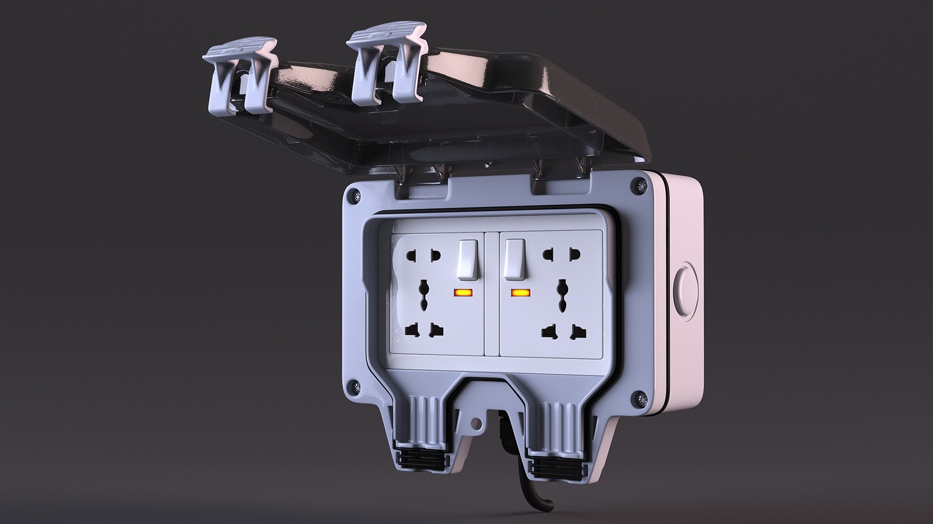3D Electrical Socket Outdoor Wall Double https://p.turbosquid.com/ts-thumb/x2/vZ01bu/pJ/electricalsocketoutdoorwalldoublemb3dmodel007/jpg/1701118779/1920x1080/fit_q87/8eb8de096d940c233d586567d5bb022abe3b4806/electricalsocketoutdoorwalldoublemb3dmodel007.jpg