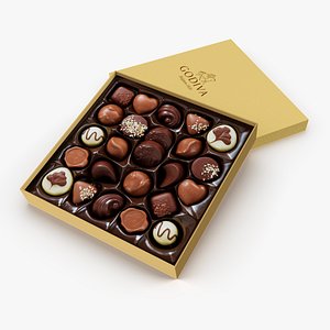 Low-poly Chocolate Box
