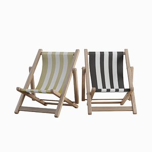 3D Beach Chair Deck 03 model