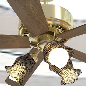 3d model of ceiling fan