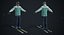 Real-Time Rigged Winter Sports Characters PBR Collection