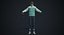Real-Time Rigged Winter Sports Characters PBR Collection