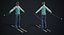 Real-Time Rigged Winter Sports Characters PBR Collection