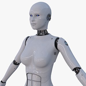 Sci-fi Female Cyborg Robot