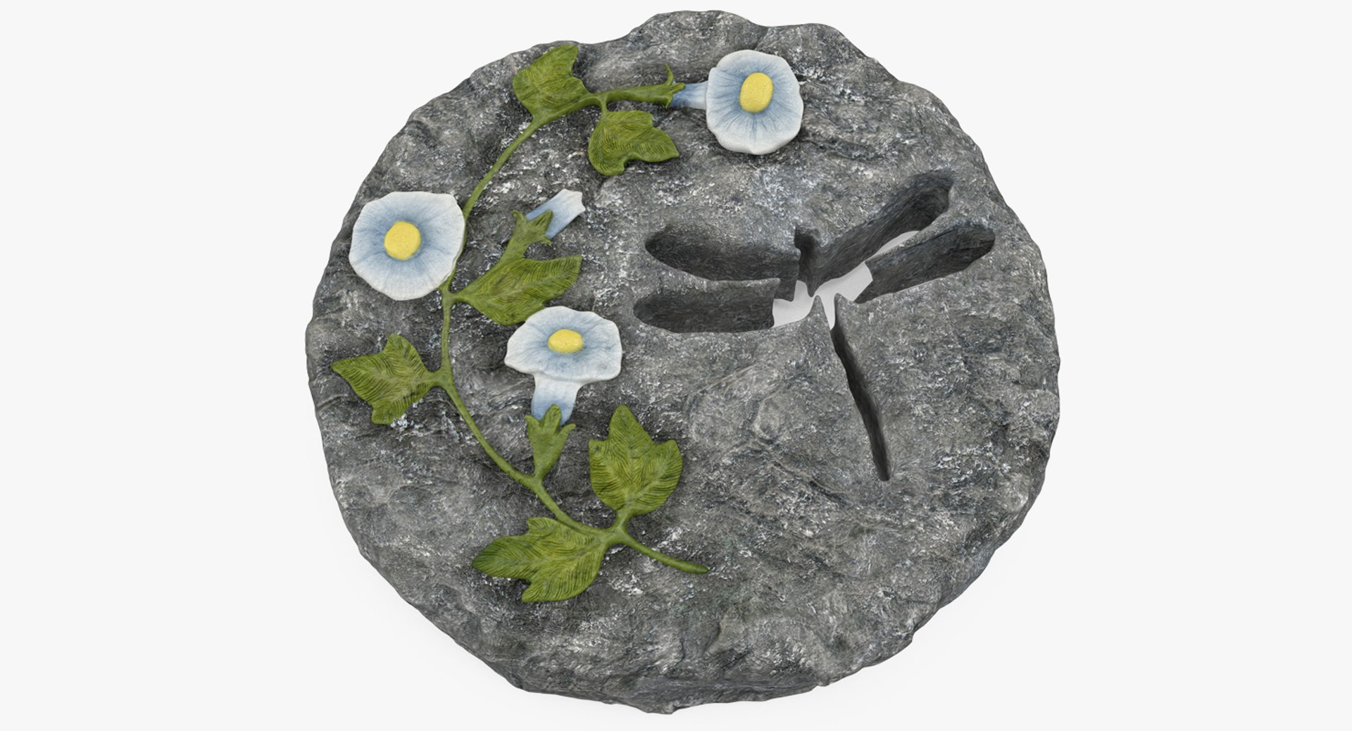Bee Happy - 7" Indoor Outdoor Weatherproof Decorative Garden Stepping
