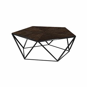 coffee table pentagon 3D model