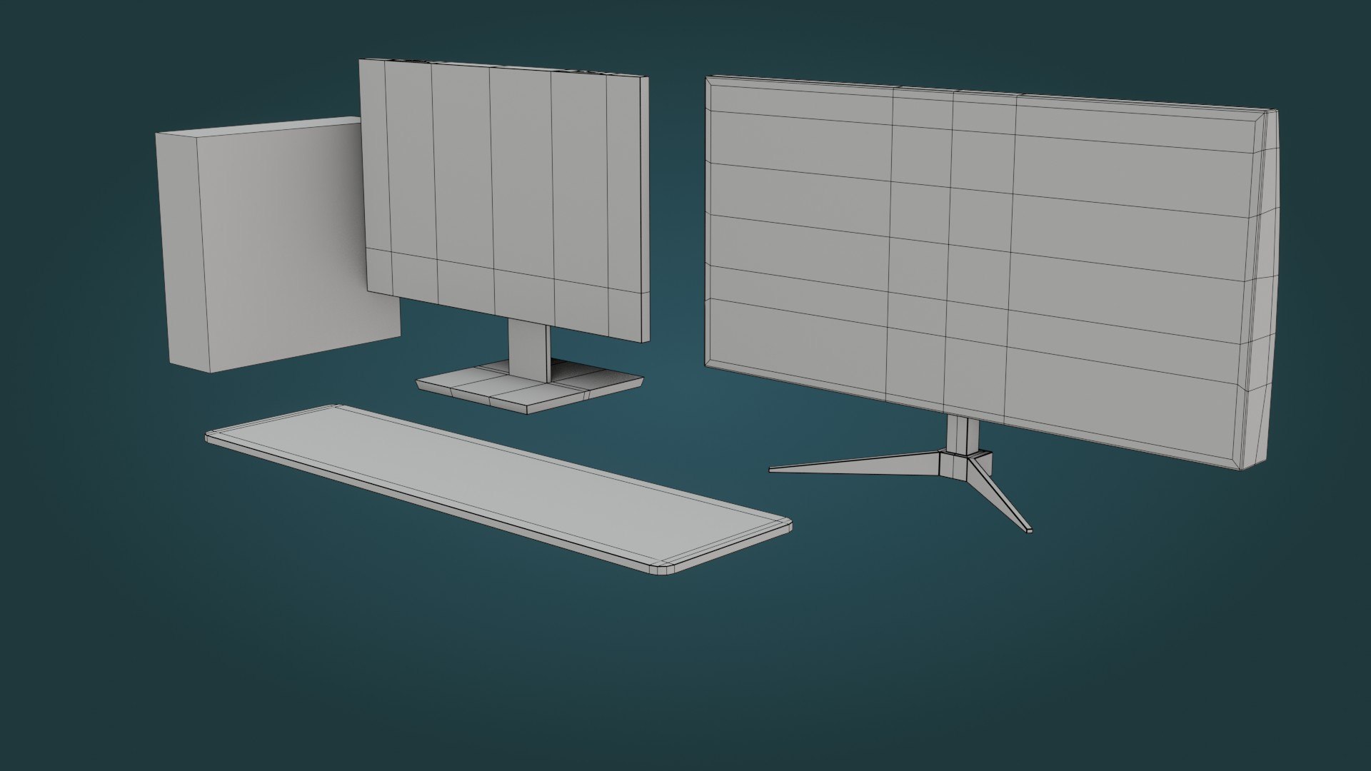 3D Computer - Low Poly - Game Ready - PBR Model - TurboSquid 2168008