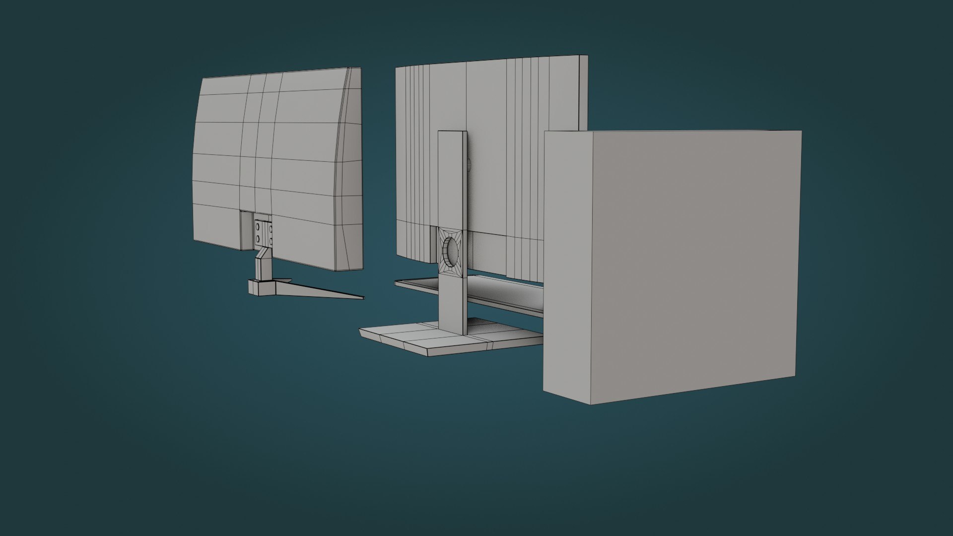 3D Computer - Low Poly - Game Ready - PBR Model - TurboSquid 2168008