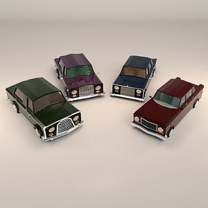 sedan car sed 3D model