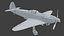 飛行機ヤク3PBR低ポリ