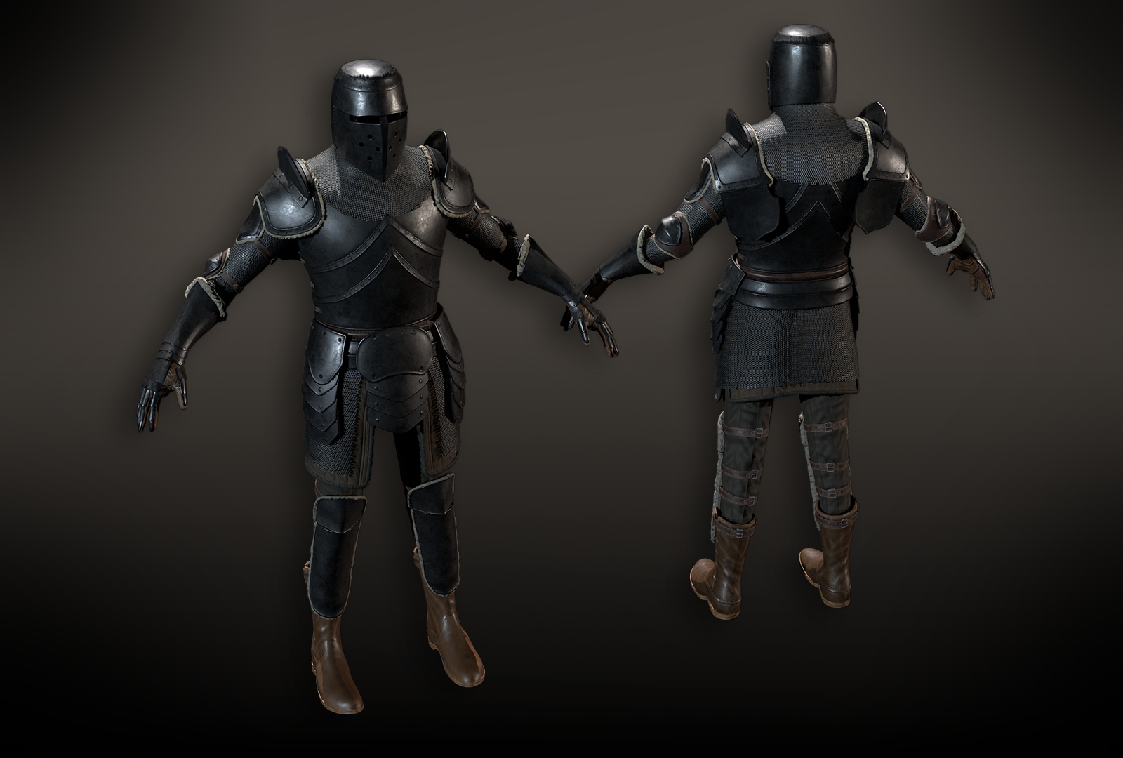 3D model pbr armour - TurboSquid 1397198