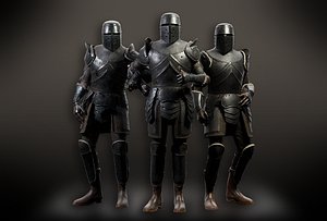 Lowpoly PBR Knight Armour
