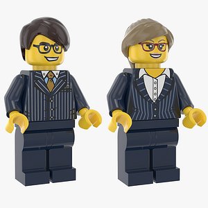 Lego Man And Woman Executive