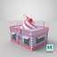 Low Poly Cartoon Candy Shop