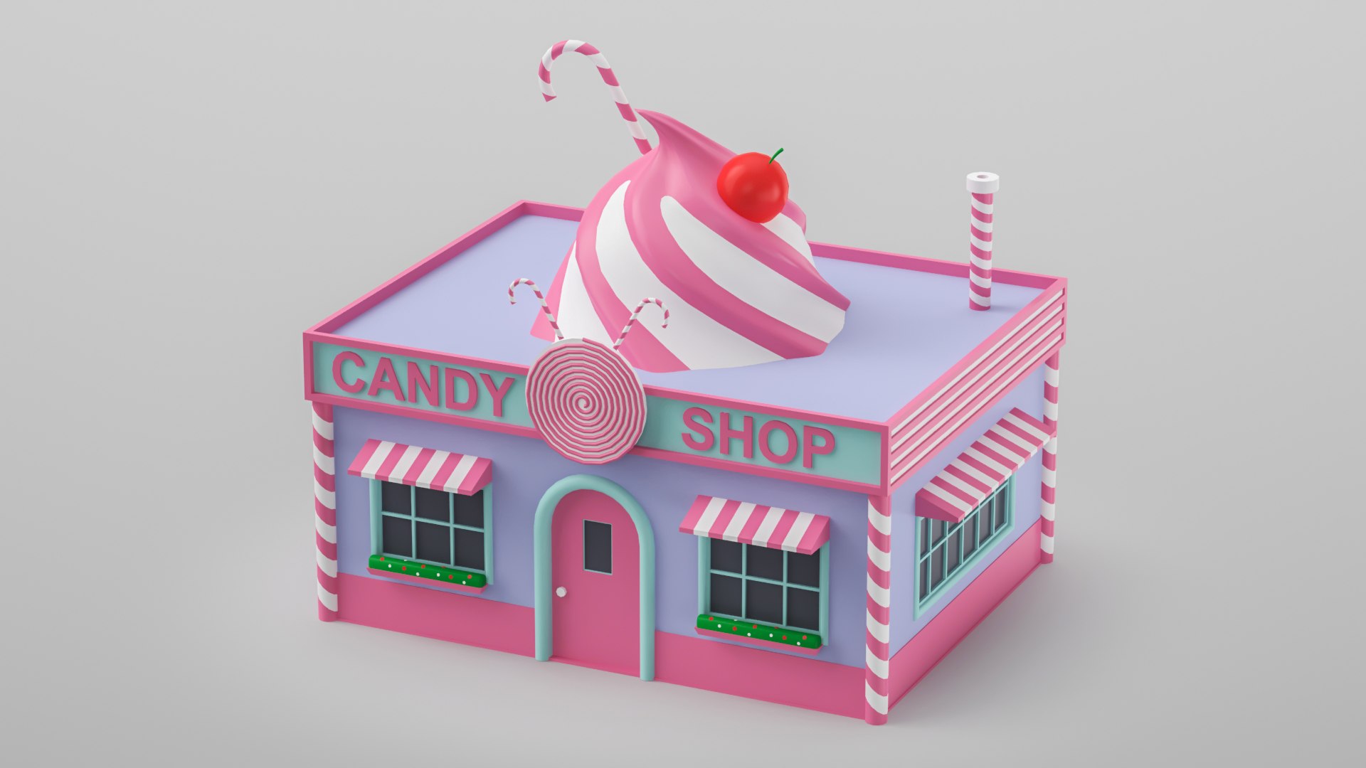 Low Poly Cartoon Candy Shop model https://p.turbosquid.com/ts-thumb/x3/FbkIdf/jx/candyshop4/jpg/1641059572/1920x1080/fit_q87/2f0d9cc975bf26728aa1dd4e2b1d1e32fb966e9a/candyshop4.jpg