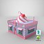 Low Poly Cartoon Candy Shop