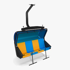 3D generic chairlift seat model