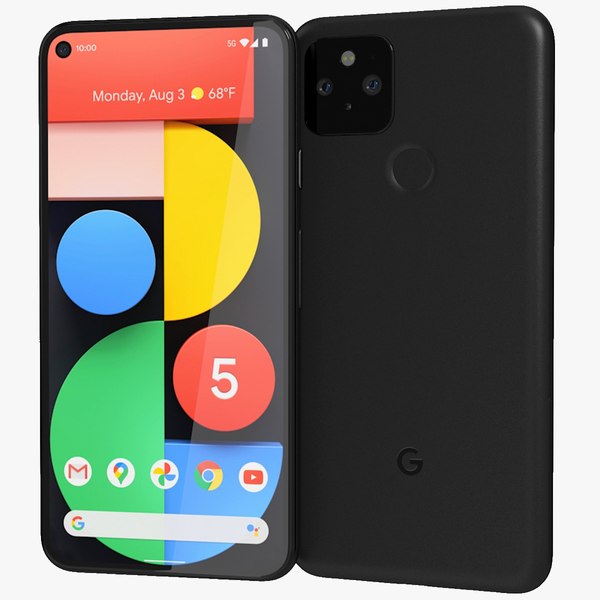 3D realistic google pixel 5