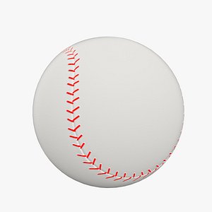 baseball 3D model