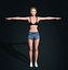 Emilia Clarke Postać Model 3D Low Poly