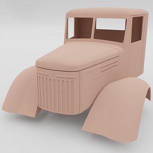3D Truck cabin