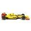 formula car rigged yellow 3d model