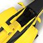formula car rigged yellow 3d model