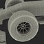 formula car rigged yellow 3d model