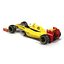 formula car rigged yellow 3d model