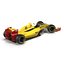 formula car rigged yellow 3d model