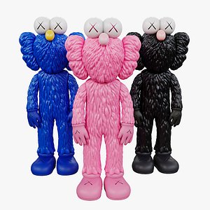 KAWS BFF Toy 3D model