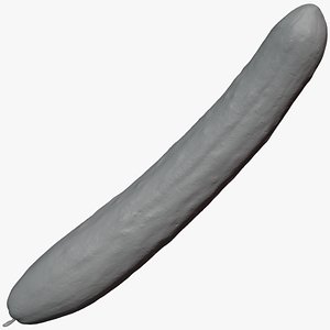 Japanese Cucumber 02 for 3D Print 3D model