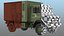 3D Mercedes Benz Trucks Rigged Collection 3 model