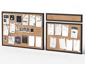 Detective Evidence Cork Board Pack Investigation Board