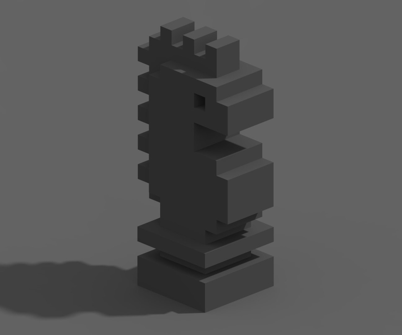 Xadrez Voxel Modelo 3D - TurboSquid 1854321