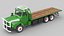 1975 Generic Flatbed Truck 3D model