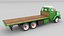 1975 Generic Flatbed Truck 3D model