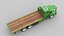 1975 Generic Flatbed Truck 3D model